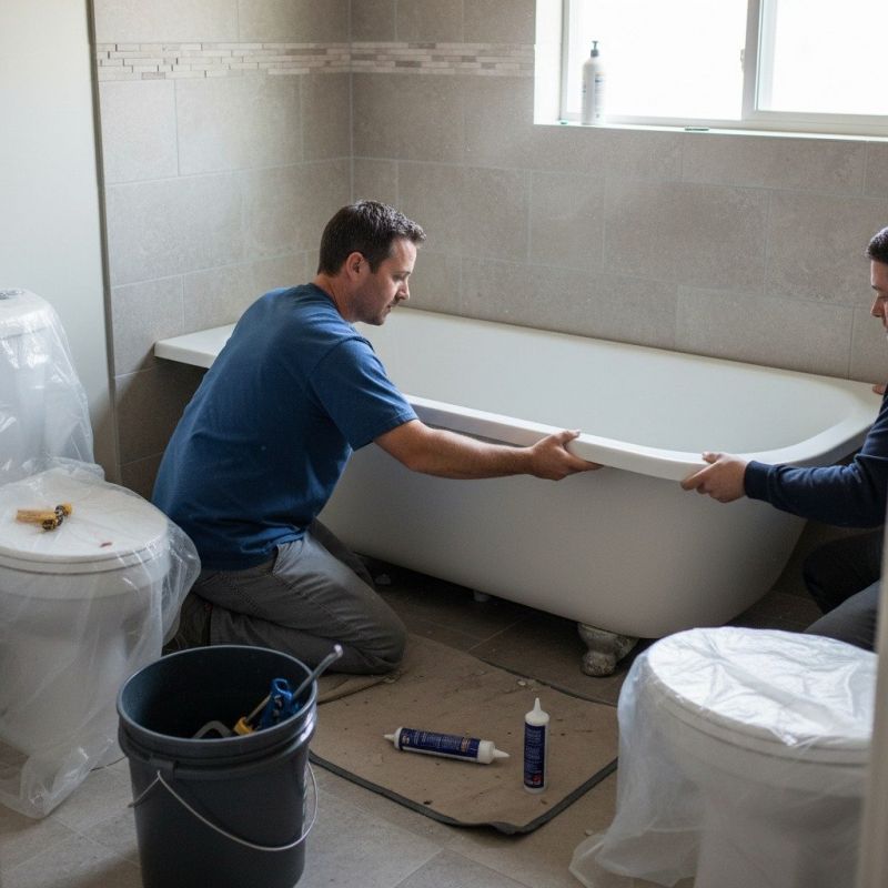 Local Bathtub Installation pros at work